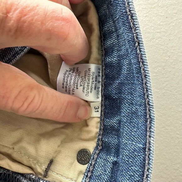 Rag & Bone Fit 2 Slim Women's Jeans Button Closure Size 31 - Picture 11 of 13